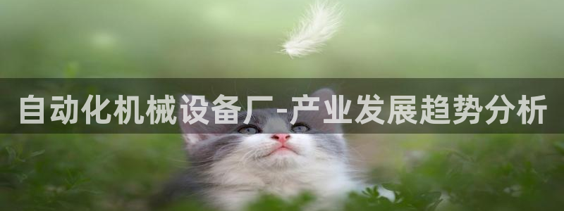 金年会体育app下载官网苹果：自动化机械设备厂-产业发展趋势分析