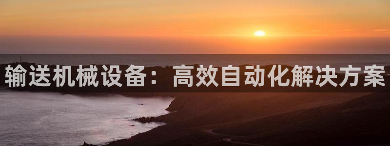 金年会网址导航：输送机械设备：高效自动化解决方案