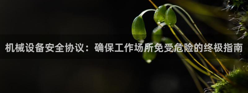 金年会mg官方在线电子游戏：机械设备安全协议：确保工作场所免受危险的终极指南