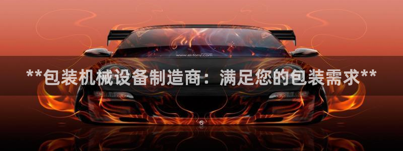 金年会体育全站网站登录：**包装机械设备制造商：满足您的包装需求**