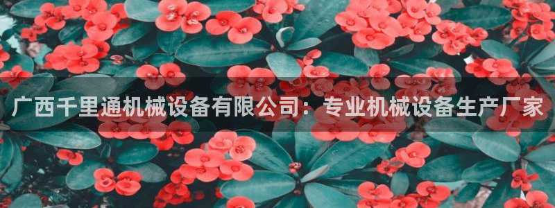 金年会官方下载app：广西千里通机械设备有限公司：专业机械设备生产厂家