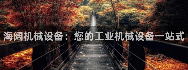金年会电子游戏app官方：海阔机械设备：您的工业机械设备一站式