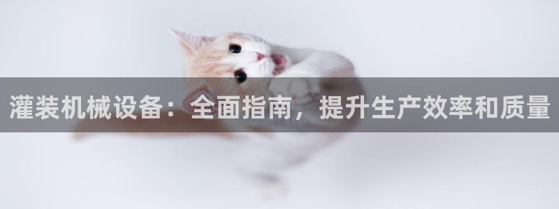 金年会是什么平台：灌装机械设备：全面指南，提升生产效率和质量