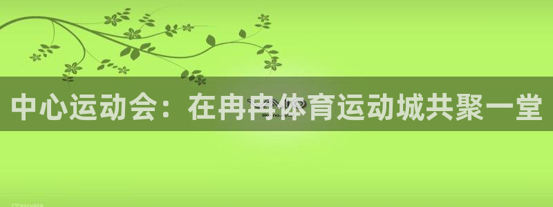 k1体育app下载链接：中心运动会：在冉冉体育运动城共聚一堂